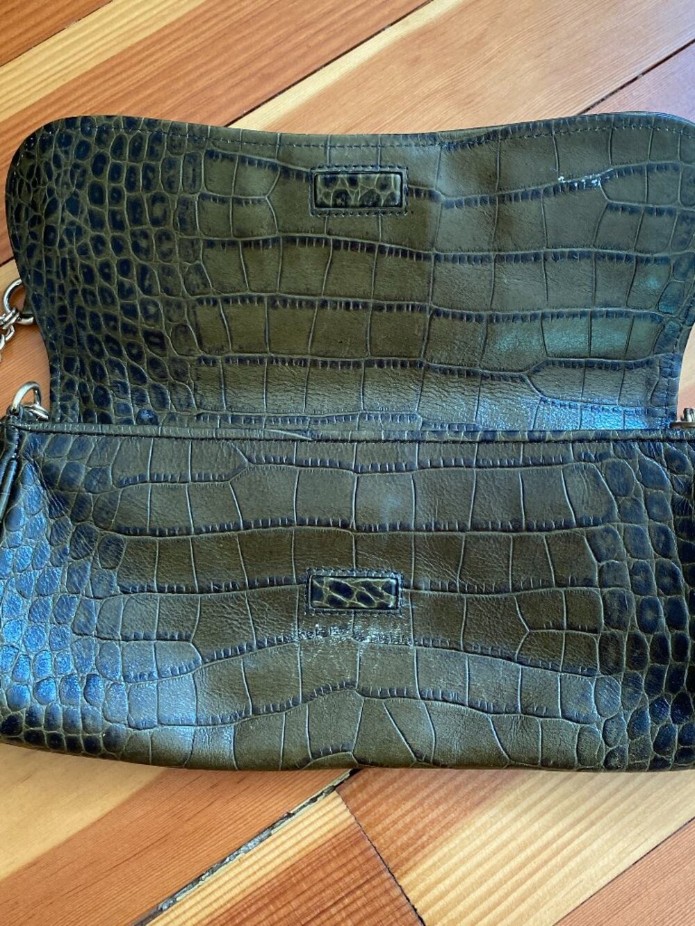 Vintage Ann Taylor Leather Shoulder Bag - Picture 5 of 7